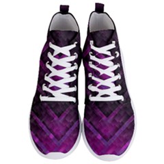 Background Wallpaper Motif Design Men s Lightweight High Top Sneakers