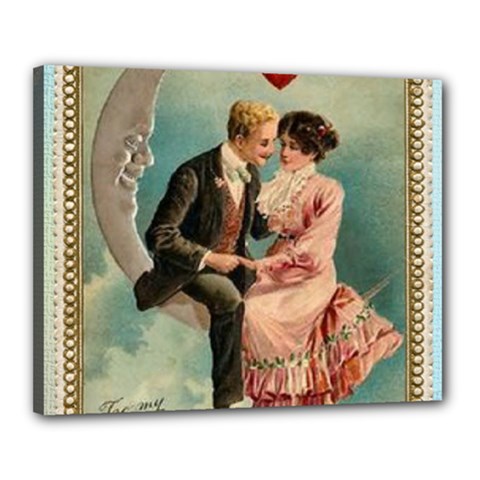 Valentine 1171222 1280 Canvas 20  X 16  (stretched) by vintage2030