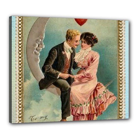 Valentine 1171222 1280 Canvas 24  X 20  (stretched) by vintage2030