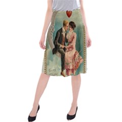 Valentine 1171222 1280 Midi Beach Skirt by vintage2030