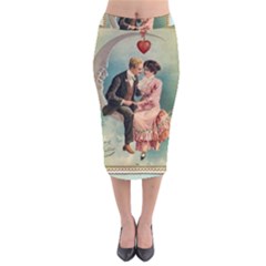 Valentine 1171222 1280 Velvet Midi Pencil Skirt by vintage2030