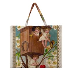 Valentine 1171220 1920 Zipper Large Tote Bag by vintage2030