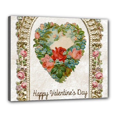 Valentines Day 1171148 1920 Canvas 20  X 16  (stretched) by vintage2030