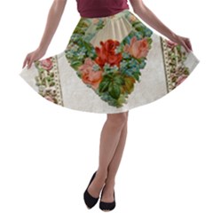 Valentines Day 1171148 1920 A-line Skater Skirt by vintage2030