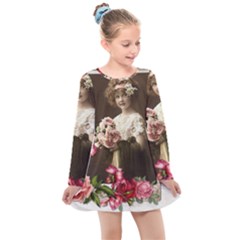 Vintage 1168517 1920 Kids  Long Sleeve Dress by vintage2030