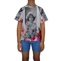 Vintage 1168516 1920 Kids  Short Sleeve Swimwear by vintage2030