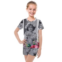 Vintage 1168516 1920 Kids  Mesh Tee And Shorts Set