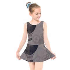 Vintage 1143341 1920 Kids  Skater Dress Swimsuit