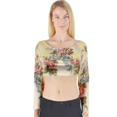 Easter 1225798 1280 Long Sleeve Crop Top by vintage2030