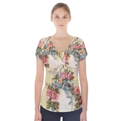 Easter 1225798 1280 Short Sleeve Front Detail Top by vintage2030