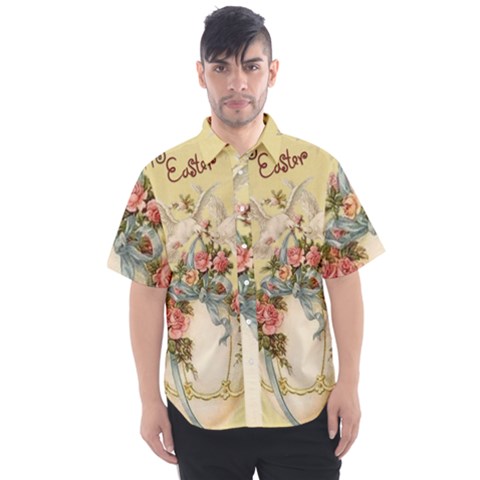 Easter 1225798 1280 Men s Short Sleeve Shirt by vintage2030