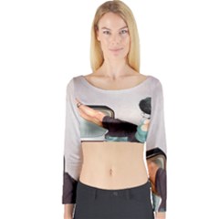 Vintage 1133810 1920 Long Sleeve Crop Top by vintage2030