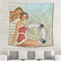 Retro 1135044 1920 Square Tapestry (Large) View2