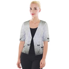 Grunge 1133693 1920 Cropped Button Cardigan