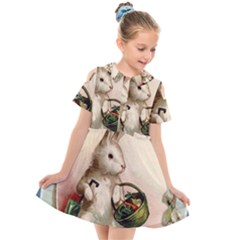 Easter 1225818 1280 Kids  Short Sleeve Shirt Dress by vintage2030