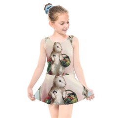 Easter 1225818 1280 Kids  Skater Dress Swimsuit