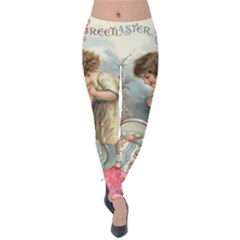 Easter 1225815 1280 Velvet Leggings by vintage2030