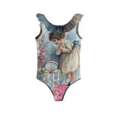 Easter 1225815 1280 Kids  Frill Swimsuit by vintage2030