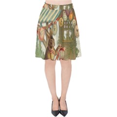 Easter 1225826 1280 Velvet High Waist Skirt by vintage2030