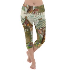 Easter 1225826 1280 Lightweight Velour Capri Yoga Leggings