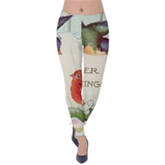 Easter 1225824 1280 Velvet Leggings by vintage2030