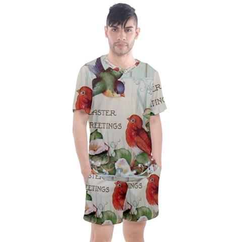 Easter 1225824 1280 Men s Mesh Tee And Shorts Set by vintage2030