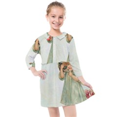 Vintage 1225887 1920 Kids  Quarter Sleeve Shirt Dress