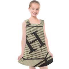 Fabric Pattern Textile Clothing Kids  Cross Back Dress