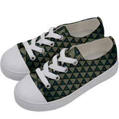 Texture Background Pattern Kids  Low Top Canvas Sneakers by Sapixe