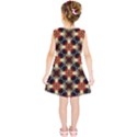 Kaleidoscope Image Background Kids  Tunic Dress View2