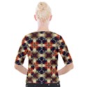 Kaleidoscope Image Background Cropped Button Cardigan View2