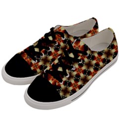 Kaleidoscope Image Background Men s Low Top Canvas Sneakers by Sapixe