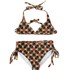 Kaleidoscope Image Background Kids  Classic Bikini Set