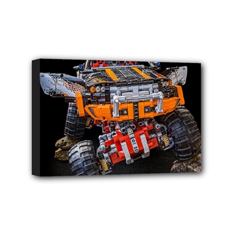 Monster Truck Lego Technic Technic Mini Canvas 6  X 4  (stretched) by Sapixe