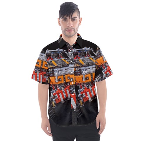 Monster Truck Lego Technic Technic Men s Short Sleeve Shirt by Sapixe