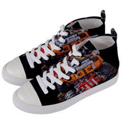 Monster Truck Lego Technic Technic Women s Mid-top Canvas Sneakers by Sapixe