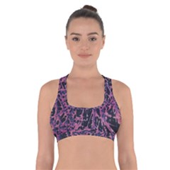 Fabric Textile Texture Macro Model Cross Back Sports Bra by Sapixe