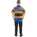 Sunset Color Evening Sky Evening Men s Short Sleeve Shirt View2