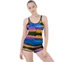 Sunset Color Evening Sky Evening Boyleg Tankini Set  View1