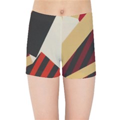 Fabric Textile Design Kids Sports Shorts by Sapixe