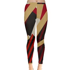 Fabric Textile Design Inside Out Leggings by Sapixe