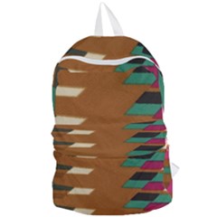 Fabric Textile Texture Abstract Foldable Lightweight Backpack by Sapixe