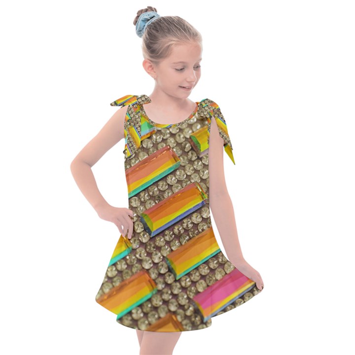 Colors Color Live Texture Macro Kids  Tie Up Tunic Dress