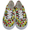 Rose Pattern Roses Background Image Kids  Classic Low Top Sneakers View1