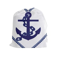 Anchor Chain Nautical Ocean Sea Drawstring Pouch (xl) by Sapixe