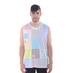 Pastel Diamonds Background Men s Basketball Tank Top by Sapixe