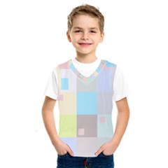 Pastel Diamonds Background Kids  Sportswear by Sapixe