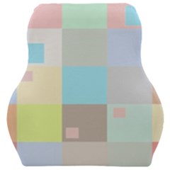 Pastel Diamonds Background Car Seat Velour Cushion  by Sapixe