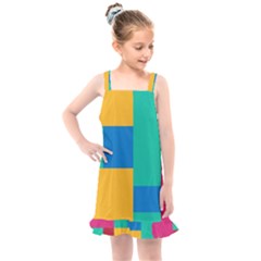 Background Abstract Kids  Overall Dress