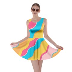 Cake Color Palette Painting Skater Dress by Sapixe